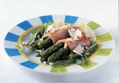 Спаржа на гриле в прошутто