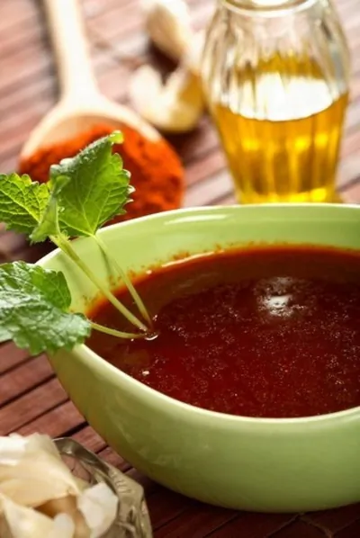 Винегрет из печеных томатов