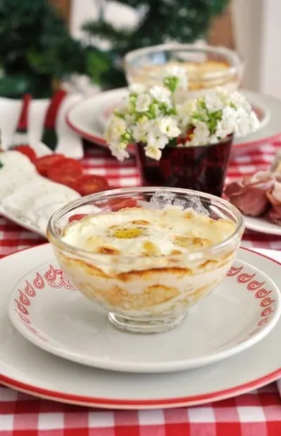 Простой яблочный пудинг