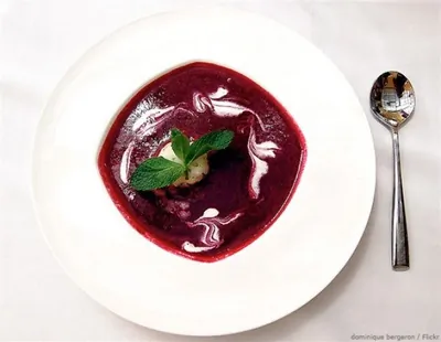 Суп-пюре из свежих ягод