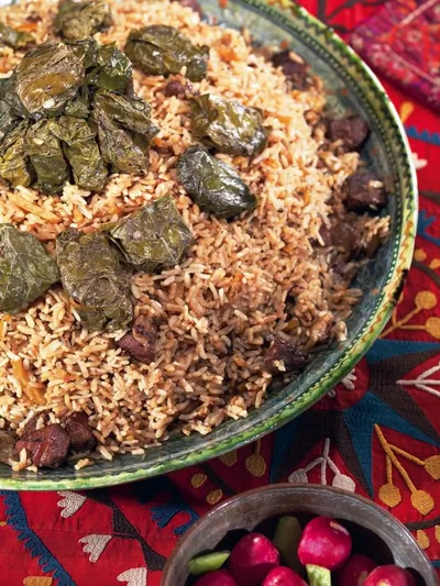 Плов с долмой