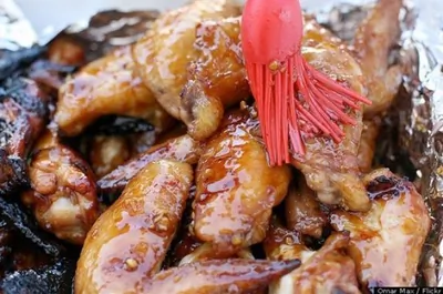 Медово-лаймовые куриные крылышки