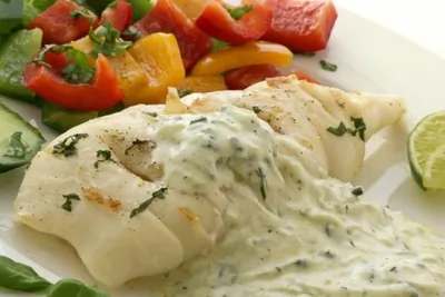 Йогуртовый соус с лимоном и травами