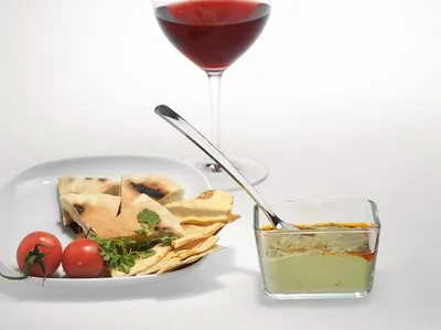 Бабагануш с натуральным йогуртом