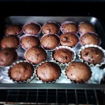 Быстрые шоколадные маффины