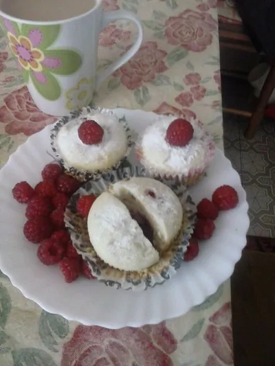 Малиновые маффины