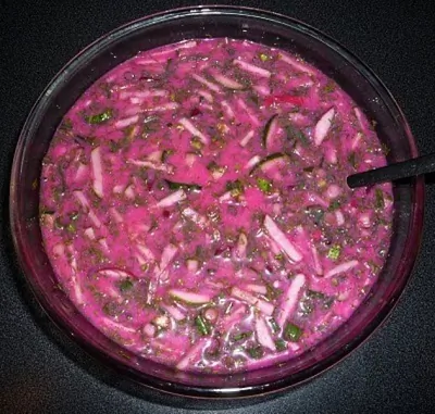 Холодный свекольник