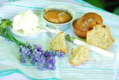 Кексы с лавандой