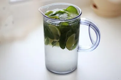 Безалкогольный мохито с газировкой