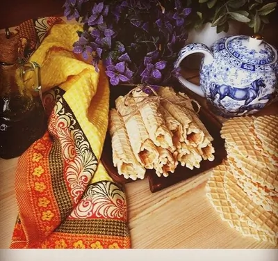 Вафельные трубочки