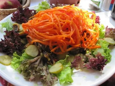 Салат «Сицилиано» с мидиями