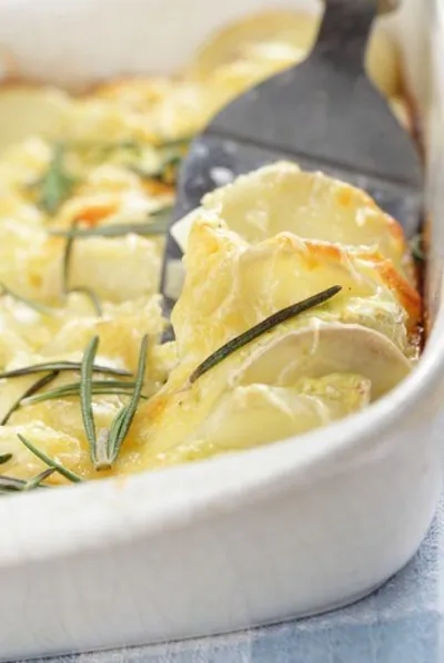 Гратен с картофелем и репой