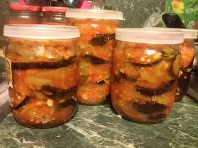 Консервированные баклажаны в томатном соусе