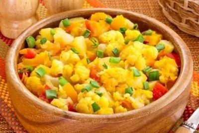 Овощное рагу с цветной капустой