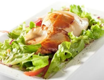 Фаршированные кальмары на гриле