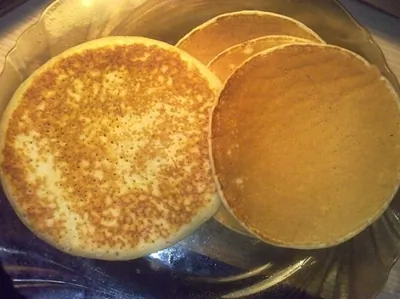 Простые блинчики на молоке