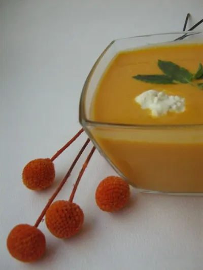 Сливочный крем-суп из тыквы