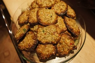 Печенье без муки с семечками и сухофруктами