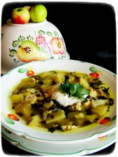 Суп карри с яблоками