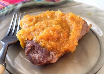 Свинина в апельсиновой глазури