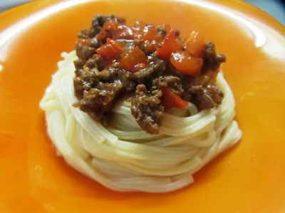 Спагетти болоньезе с говяжьим фаршем