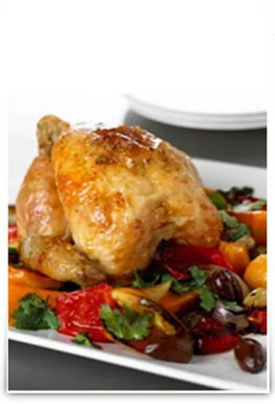 Ароматный цыпленок по гречески