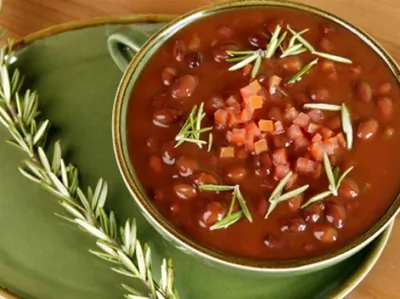 Карибский фасолевый суп
