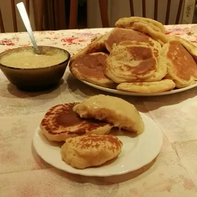 Дрожжевые оладьи