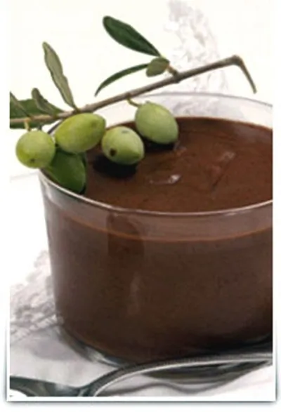 Шоколадный мусс с оливковым маслом
