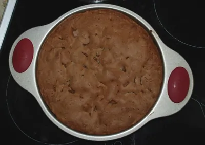 Шоколадный кекс с бананами