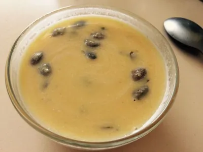 Сливочный тыквенный суп с ароматными травами