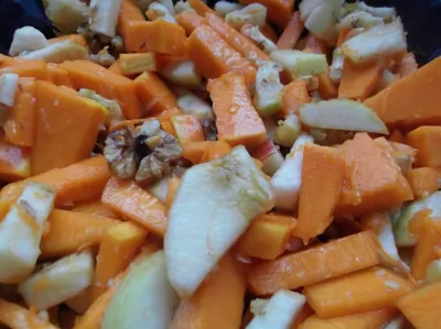 Салат из тыквы с яблоками