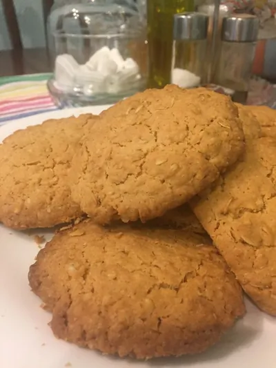 Классическое овсяное печенье.