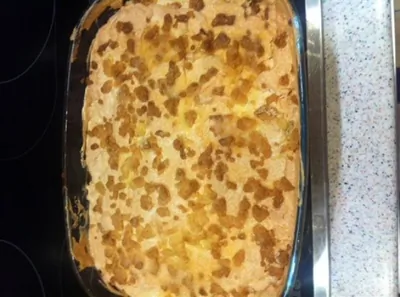 Яблочный пирог с меренгой