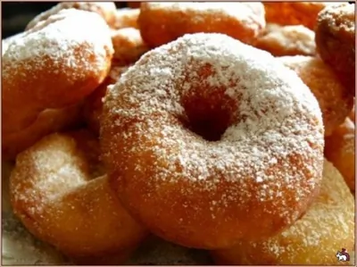 Шоколадно-кокосовые пончики