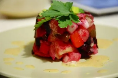 Винегрет с дижонской горчицей