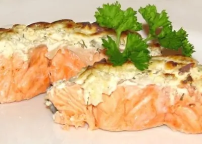 Горбуша, запеченная в фольге