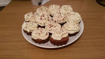 Американские капкейки с кремом