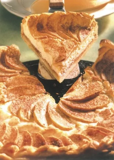 Творожно-яблочная запеканка