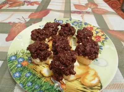 Конфеты с бананом и ореховой пастой