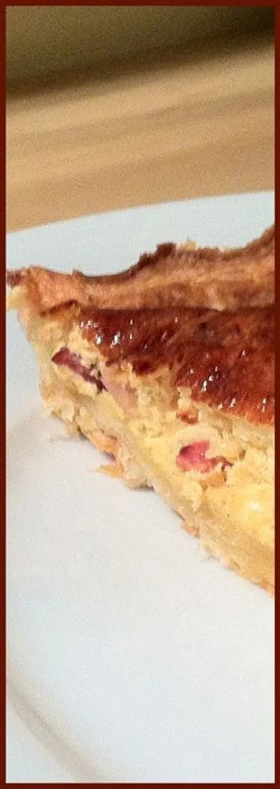 Киш лорен с беконом