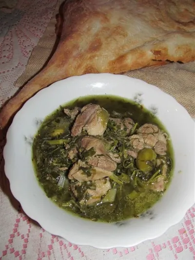 Чакапули (ягненок с эстрагоном и белым вином)