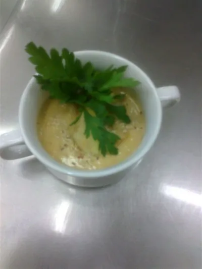 Рыбный суп с крабовым мясом