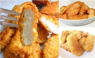 Жареная куриная грудка под соусом бешамель