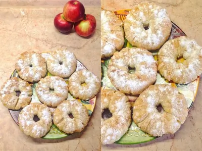 Слойки с ананасом