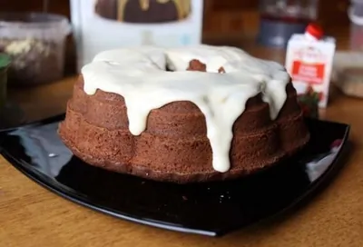 Лимонный кекс с ванилью