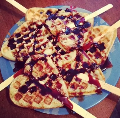 Венские ванильные вафли