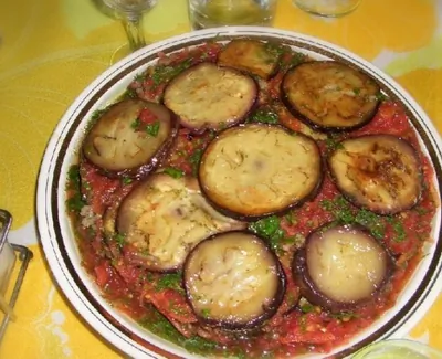 Острые баклажаны по азербайджански