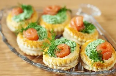 Тарталетки с крабовым мясом