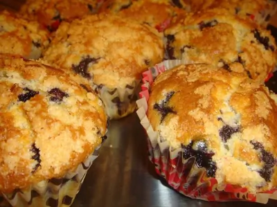 Черничные маффины